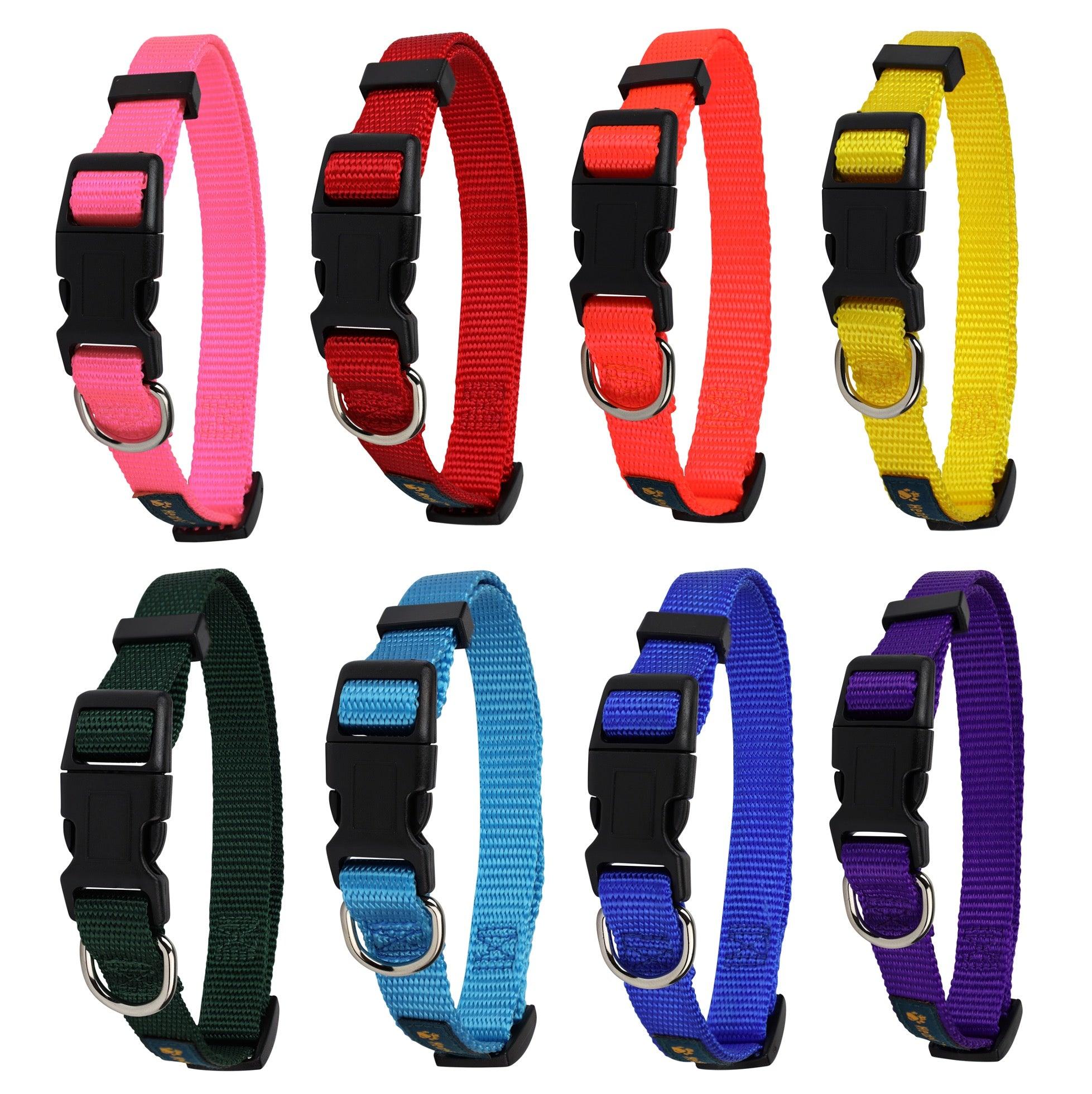 Nylon Dog Collar (8 Pack) HedeliE Nylon Dog Collar (8 Pack) HedeliE