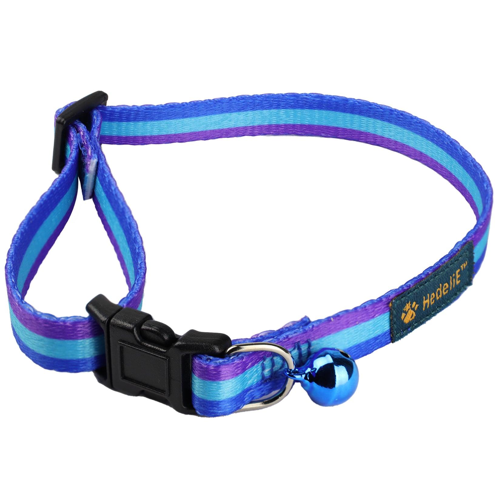 Trio Polyester Cat Collar with Bell HedeliE Trio Polyester Cat Collar with Bell HedeliE