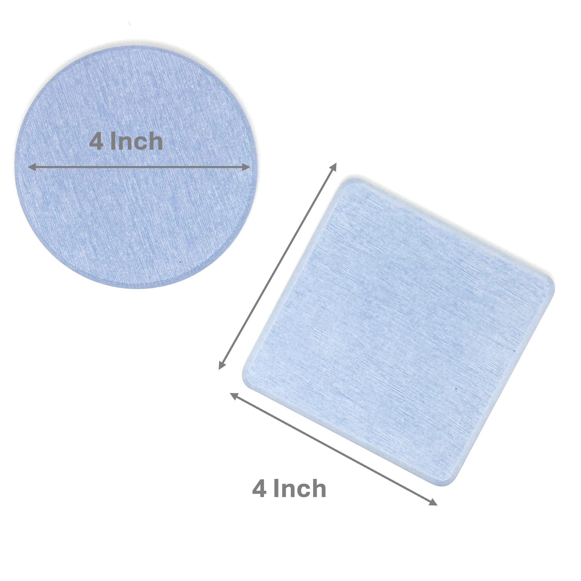 Diatomite Coaster Set – Eco-Friendly, Absorbent, Non-Slip Coasters for Stylish Homes (Sky Blue) HedeliE