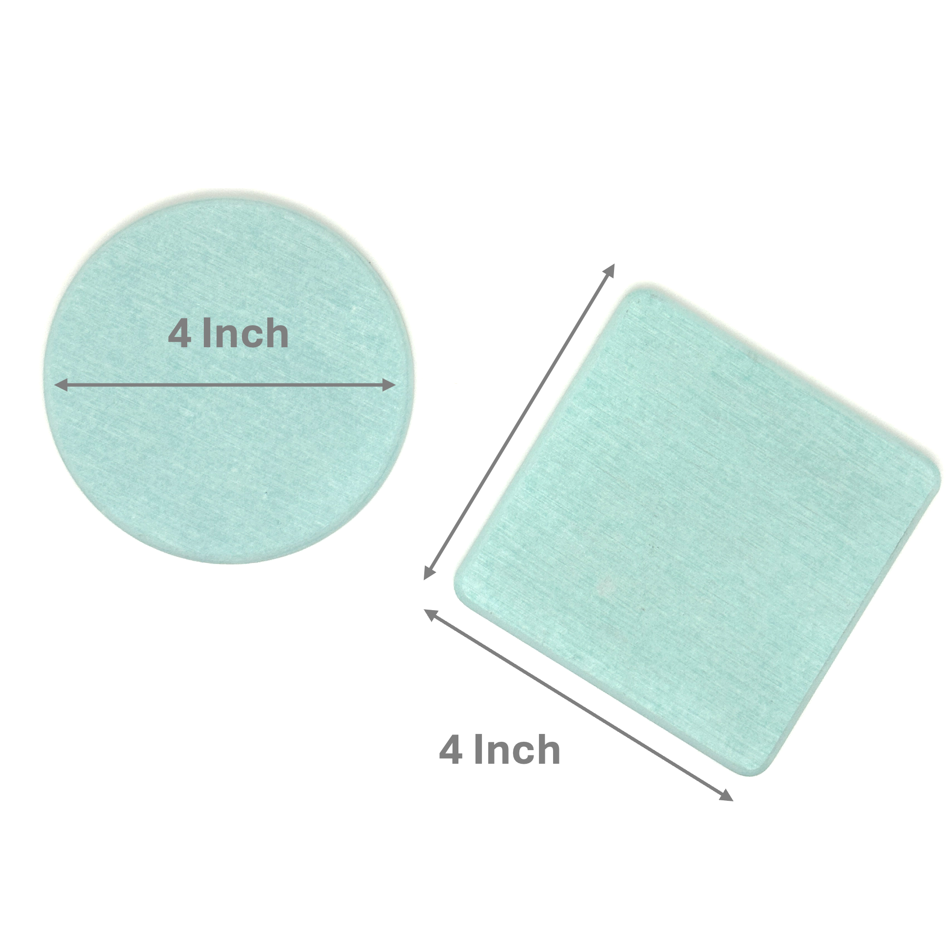 Diatomite Coaster Set – Eco-Friendly, Absorbent, Non-Slip Coasters for Stylish Homes (Mint Green) HedeliE