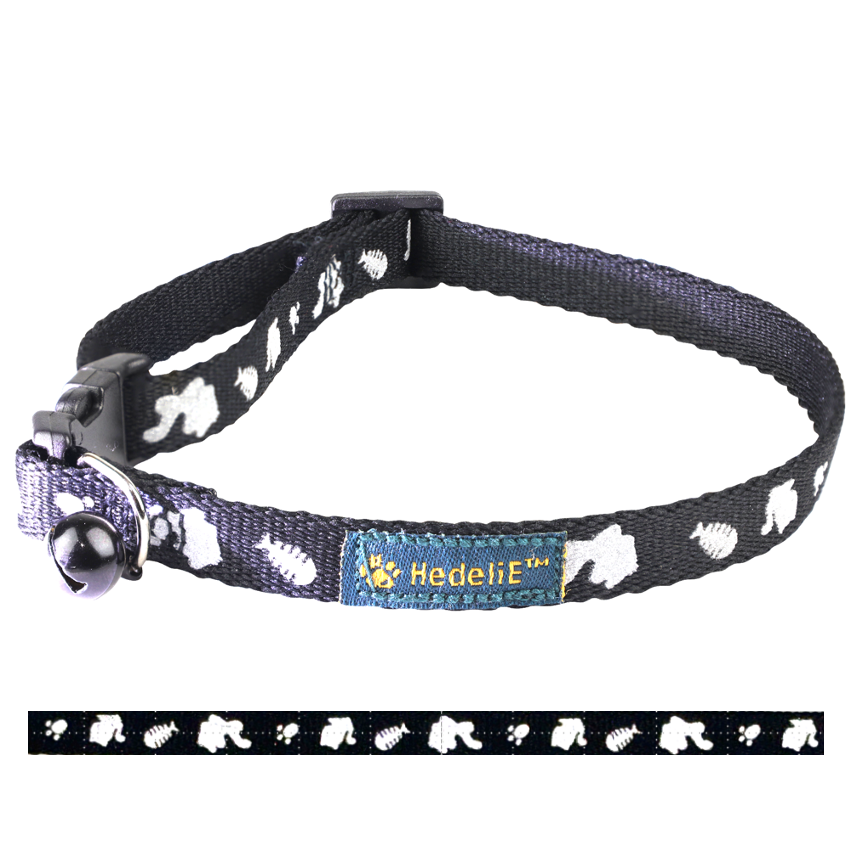 Reflective Breawaway Cat Collar with Bell HedeliE